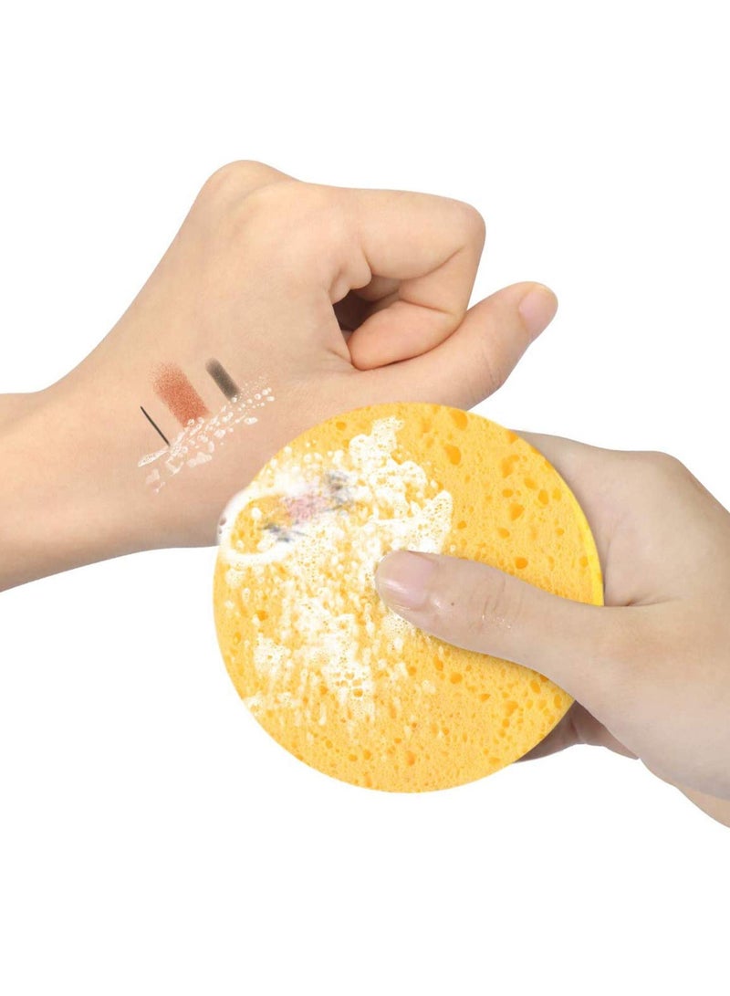 10-Piece Cellulose Cleaning Sponge Set Facial cleaning Sponge Compression Make Up Removal - Image 3